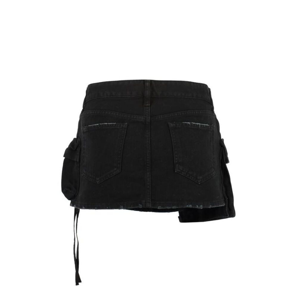 THE ATTICO Cargo Mini Skirt Women BLACK Skirts